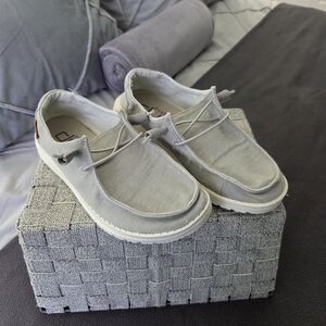 Hey Dude Wendy Chambray Light Gray